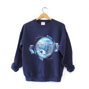 Vintage Ski Utah Sweatshirt Medium